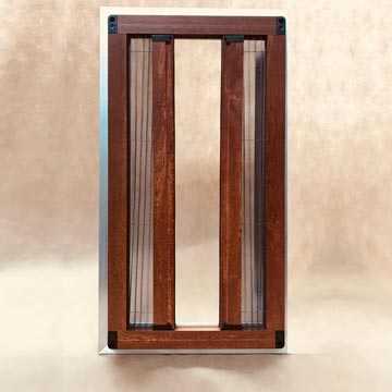 Plissé schuifpui hor / dubbeldeurshor